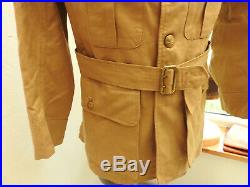 WW2 Military RAF Tropical Jacket Tunic Uniform Royal Air Force Dated 1936 (5270)