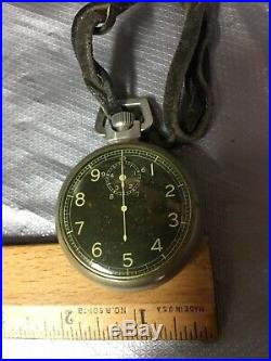 WW2 Military US Air Force Navigation / Bomb Timer Stop Watch Type A-8