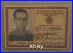 WW2 Officers Military Drivers License. No Reserve Auction