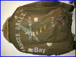 WW2 Painted B10 Flight Jacket Yankee Belle 8th Air Force Pilot Jacket