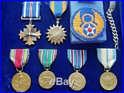 WW2, Post WW2 8 Air Force Medals, Wings, Collection