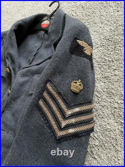 WW2 RAF RCAF Sergeant Airmans Jacket Uniform Air Gunner Bomber Command 1944