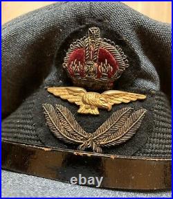 WW2 RAF Royal Air Force Officers Visor Cap x 100% Original