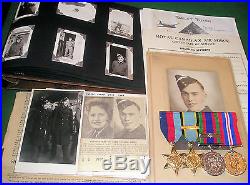 WW2 ROYAL CANADIAN AIR FORCE, AIR CREW EUROPE STAR, MEDAL GROUP WITH DOCS & PHOTOS