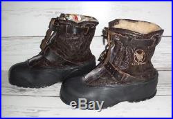 WW2 Type A-1 Winter Flying Pilots Boots, Bristolite, US Air Forces, L
