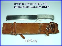 Ww2 United States Army Air Force Survival Machete Usaaf Made In Austrailia Nmint