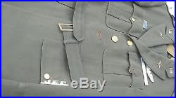 WW2 USAAF Officers Tunic 7th Air Force Pilot Air Transport Command Hallmark Wing
