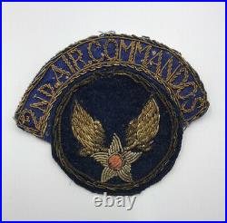 WW2 USAAF Shoulder Patch 2nd Air Commandos Army Air Force Bullion