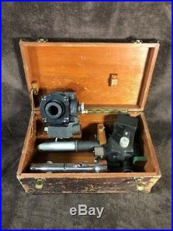 WW2 USAF Kollsman Square D Aircraft Sextant-Periscopic Type D-1 With Orig. Mount