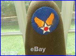 WW2 US Army 8th Air Force officer's uniform Named coat & cap