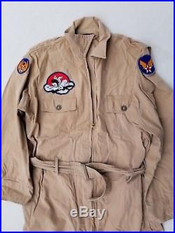 WW2 US Army AN6550 Summer Flight Suit Size 44 8th Air Force Rare