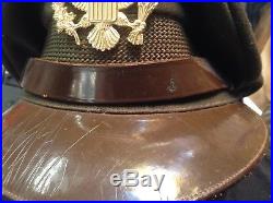 WW2 US Army Air Corps AAF Air Forces Officer's Uniform Crusher Cap 1944 7 1/4