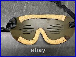 WW2 US Army Air Force B-17, B-24, B-26 Pilot & Aircrew Armored Anti-Flak Goggles