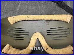 WW2 US Army Air Force B-17, B-24, B-26 Pilot & Aircrew Armored Anti-Flak Goggles