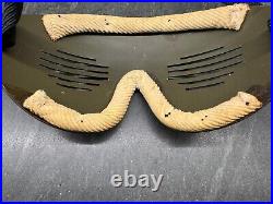 WW2 US Army Air Force B-17, B-24, B-26 Pilot & Aircrew Armored Anti-Flak Goggles