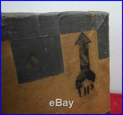 WW2 US Army Air Force Corp USAF Norden Bombsight wood crate shipping storage box
