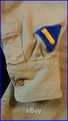 WW2 US Army Air Force Corporal Uniform Shirt Pants Jacket Crusher Armament Skill