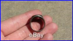 WW2 US Army Air Force Military Aerial Gunner Sterling Ring Size 9
