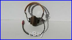 WW2 US Army Air Force USAAF Headphones Ear Phones Mint