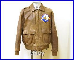 WW2 U. S Army Air Force Parachute with Anniversary Leather Bomber Jacket