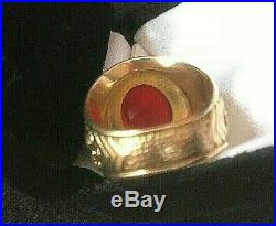 WW2 United States Air Force OFFICER Pilot Ring, 10K Gold JOSTENS WWII RARE HTF