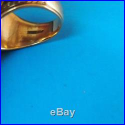 WW2 United States Air Force OFFICER Ring, 10K Gold JOSTENS 43D AIR MOBILITY VHTF