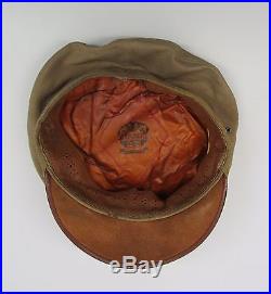WW2 Vet Bancroft visor cap US Army Air Corps force uniform Officer military hat