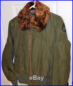 WWII 1944 US ARMY Air Force B-15 FITZWELL Sportwear Pilot Flight Jacket Coat