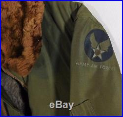 WWII 1944 US ARMY Air Force B-15 FITZWELL Sportwear Pilot Flight Jacket Coat