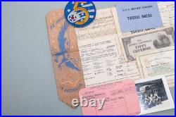 WWII 5th Air Force Dog Tag Grouping Florida Veteran Original Medals Papers