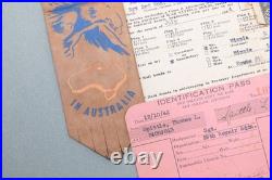 WWII 5th Air Force Dog Tag Grouping Florida Veteran Original Medals Papers