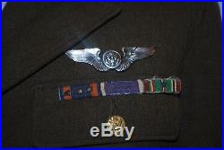 WWII 8th Air Force Radio Communication Uniform Jacket With Sterling Wing Laundry #