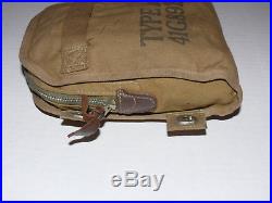 WWII Army Air Force AAF M8 Flare Pouch Type A-1 41G8920 Airplane Pilot Survival