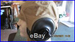 WWII Army Air Force Pilot AAF Flight AN-H-15 Bates Helmet with AN-6530 Goggles