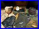 WWII_Army_Air_Force_Pilot_Lot_Uniforms_Goggles_Hats_Sextant_Gloves_Wings_Flight_01_he