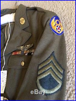 WWII B-17 Gunner 8th Air Force POW Tunic Grouping 305th Bomb Group