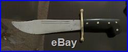 WWII Collins & Co. Legitimus No 18 MIlitary Bowie Knife with Sheath USMC Airforce