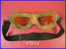 WWII Era US Army Air Force AAF Type B-7 AN6530 Goggles Very Nice Condition