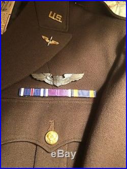 WWII Identified 9th Air Force Pilots Uniform With Photo