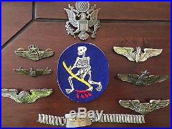 WWII KOREA USAF NAVIGATOR GROUPING 13TH BOMB GROUP GRIM REAPERS