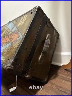 WWII Painted Flying Tigers Style US Air Force Trunk