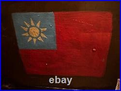 WWII Painted Flying Tigers Style US Air Force Trunk