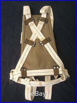 WWII RAF Observer Parachute Harness & Back Pad USAF