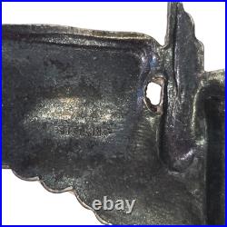 WWII USAAF Aerial Gunner Wings Sterling Silver 3 Flight Badge WWII Era