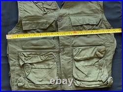 WWII USAAF C-1 Vest U. S. Army Air Forces EXCELLENT Condition