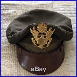 WWII USAAF US Army Air Force Officer Uniform Coat and Cap