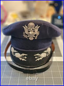 WWII USAF Dress Cap Size 7 Flight Ace Lt. Col. Authentic Please Read