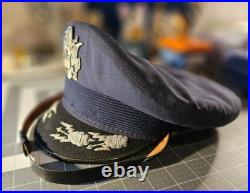 WWII USAF Dress Cap Size 7 Flight Ace Lt. Col. Authentic Please Read