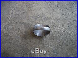 WWII USA US Army Air Force pilot wings sterling ring 10