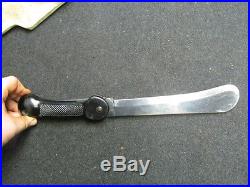 WWII US ARMY AIR FORCE TYPE A-1 FOLDING MACHETE With SCARCE LEATHER CASE